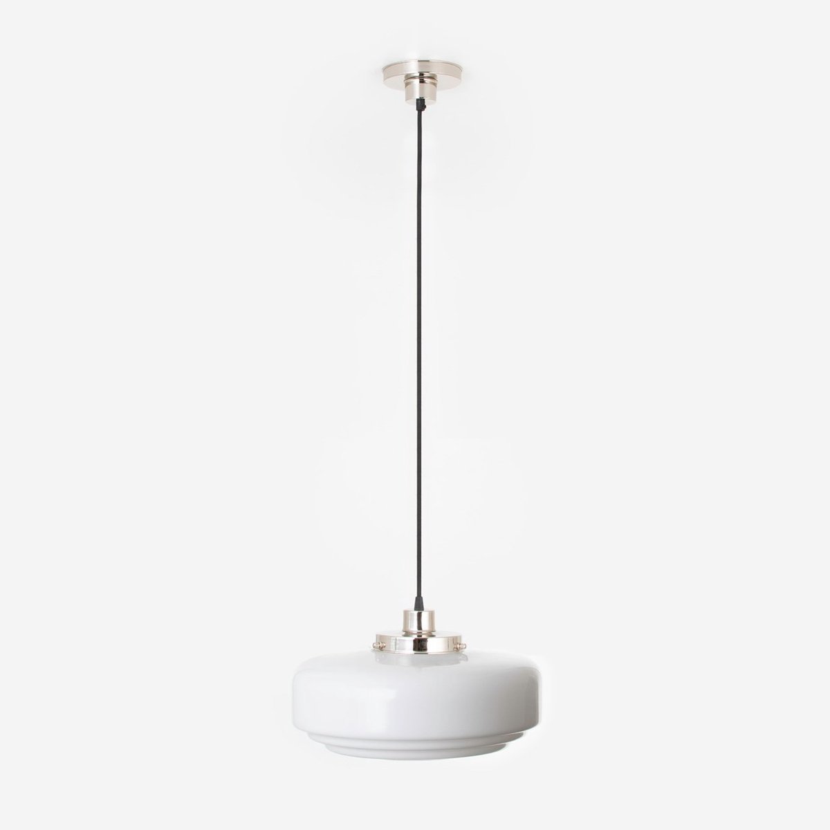 Coloured by Art Hanglamp aan snoer Lloyd 20's Nikkel - Art Deco Trade