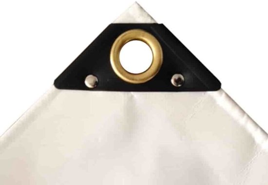 Afdekzeil, 450 G/m², Vrachtwagenzeil Met Oogjes, Pvc Zeildoek Waterdicht Scheurvast En Uv Bestendig Voor Auto Boot Aanhanger Zwembad Bouw Daken Hout Tuinmeubelafdekking Afdekzeil Grijs 2921589688