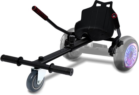 Hoverboard kart – Hoverkart stoel voor 6.5, 8.5 en 10 inch Hoverboards – Geschikt voor Oxboard – Duurzame kart uitbreiding – Comfortabel en robuust ontwerp