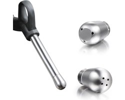 Allecto Plus - Koffiezetapparaat Stoompijpje van Roestvrij Staal voor Breville 8 Serie - Melkopschuimer 3 Gat/4 Gat - 2-Pack