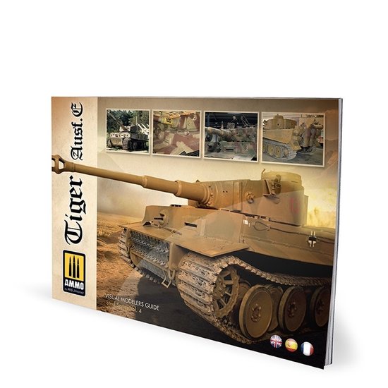 AMMO by Mig Jimenez Boek - MIG 6024 Book TigerAusf.E - Visual Modellers Guide VOL.4 - English Boek