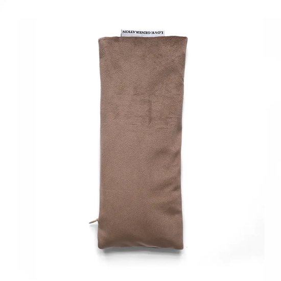 Love Generation - Fluwelen Oogkussen - Taupe van Love Generation — afbeelding 3