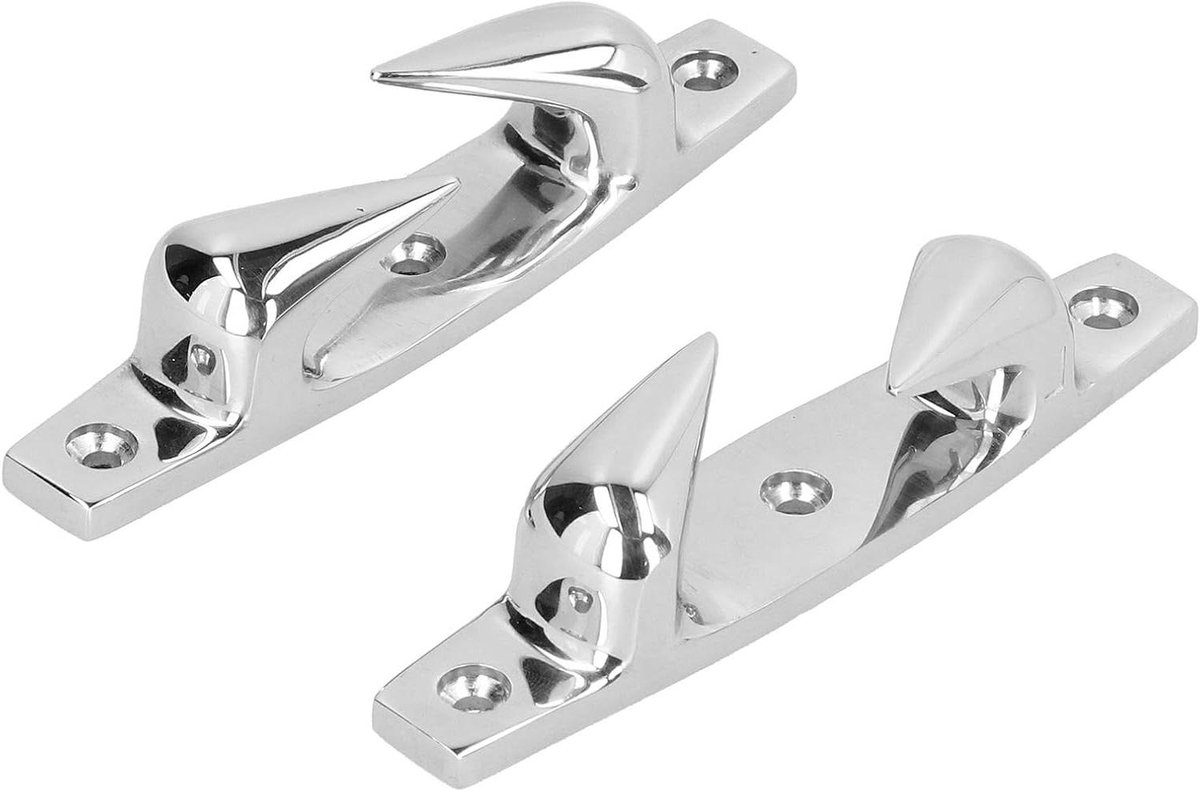 Allecto Plus - RVS Kikkers met Geleider voor Boten - Set van 2 Stuks - Geschikt voor Jachten