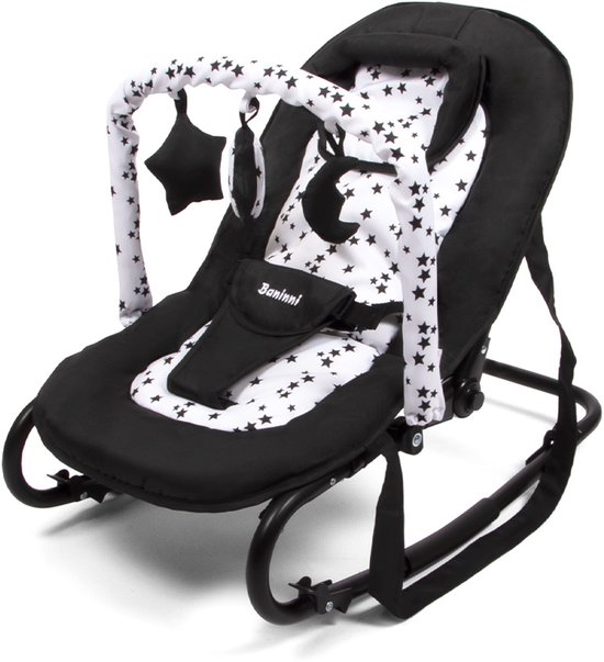 Baninni Wipstoel Stelano Zwart Sterren