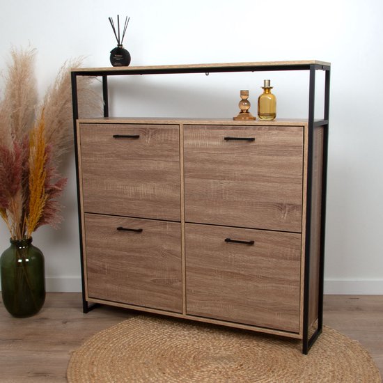 Milton & Oldbrook Armoire à chaussures Bois Foggia