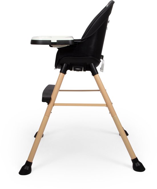 Baninni 4-in-1 Kinderstoel - Meegroeistoel Inigo Zwart van Baninni — afbeelding 2