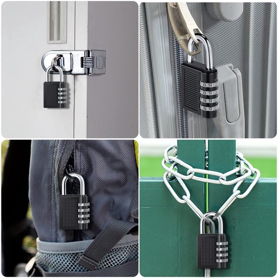 ABUS Cijferslot hangslot 148TSA/30 zwart kopen ABUS Cijferslot hangslot 148TSA/30 zwart kopen