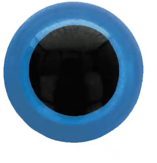 Veiligheidsoogjes 10mm blauw (5 paar)