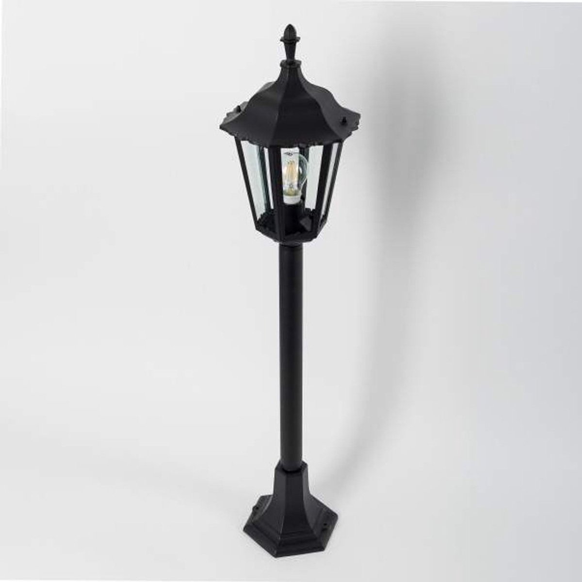 Ks verlichting - 240v terraslamp ancona 1 zwart