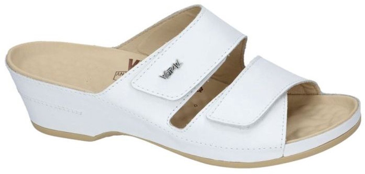 VITAL -Dames slipper, Eva-Nappa Weiss 12541 – slipper – muiltje – wit – maat 41
