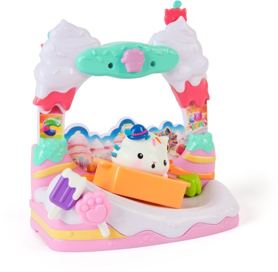Gabby’s Poppenhuis De Film – Cakey Cat’s Zoete Balkon met Speelfiguur & Accessoires