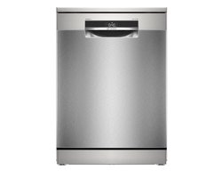 BOSCH SMS6ZCI11F SER6 vrijstaande vaatwasser - 14 couverts - Inductie - L60 cm - 40 dB - Klasse B - RVS