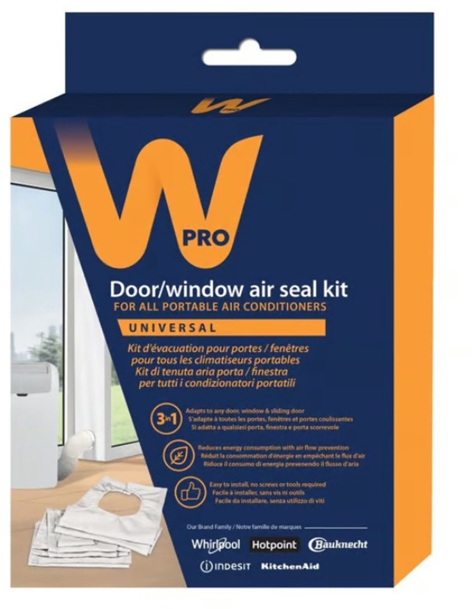 Universele raamkit voor mobiele airconditioning - wpro - ASK023