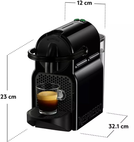 Nespresso De'Longhi Inissia EN80B - Machine à capsules de café - Zwart