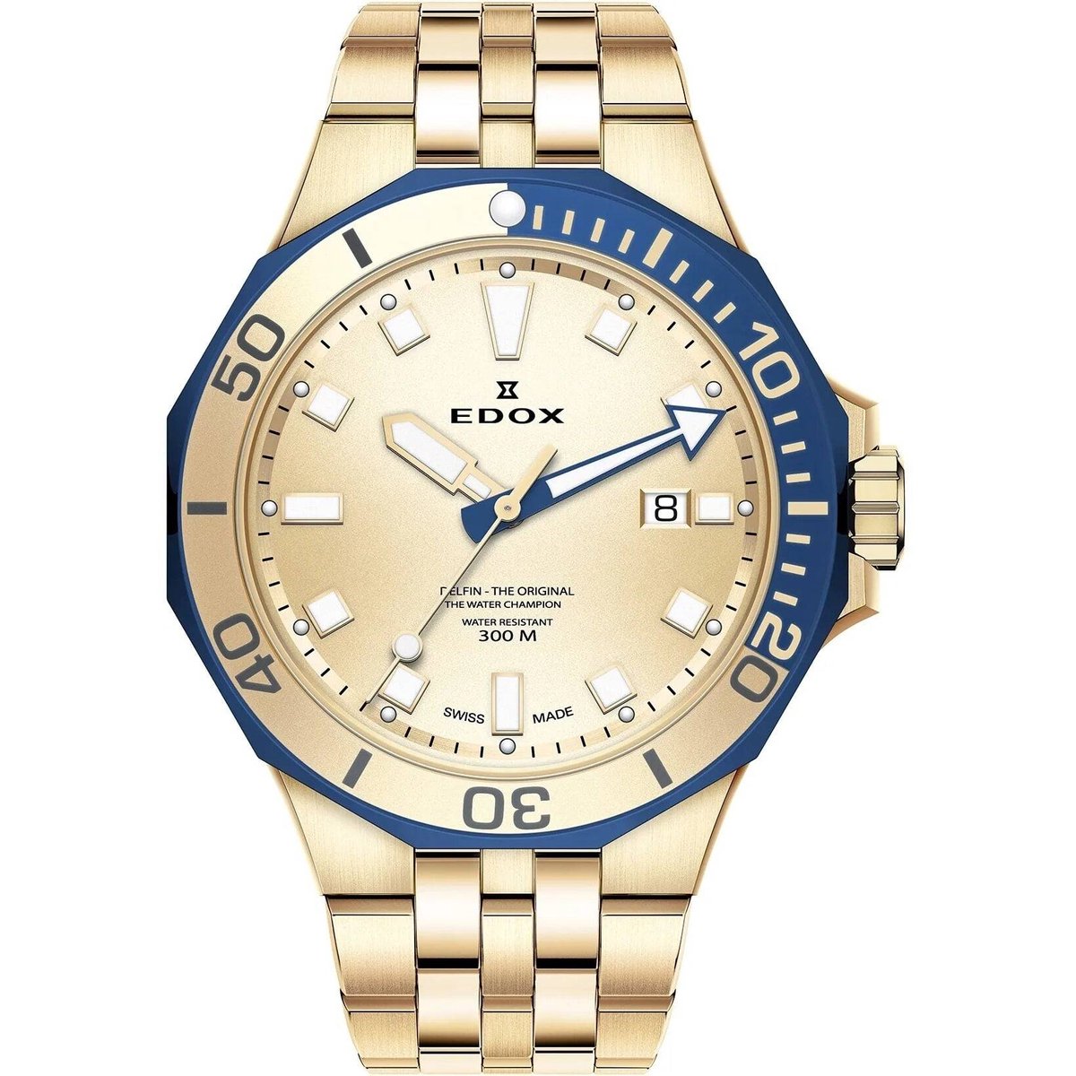 Edox Delfin 53015 357JBUM DI Heren Duikhorloge 43mm