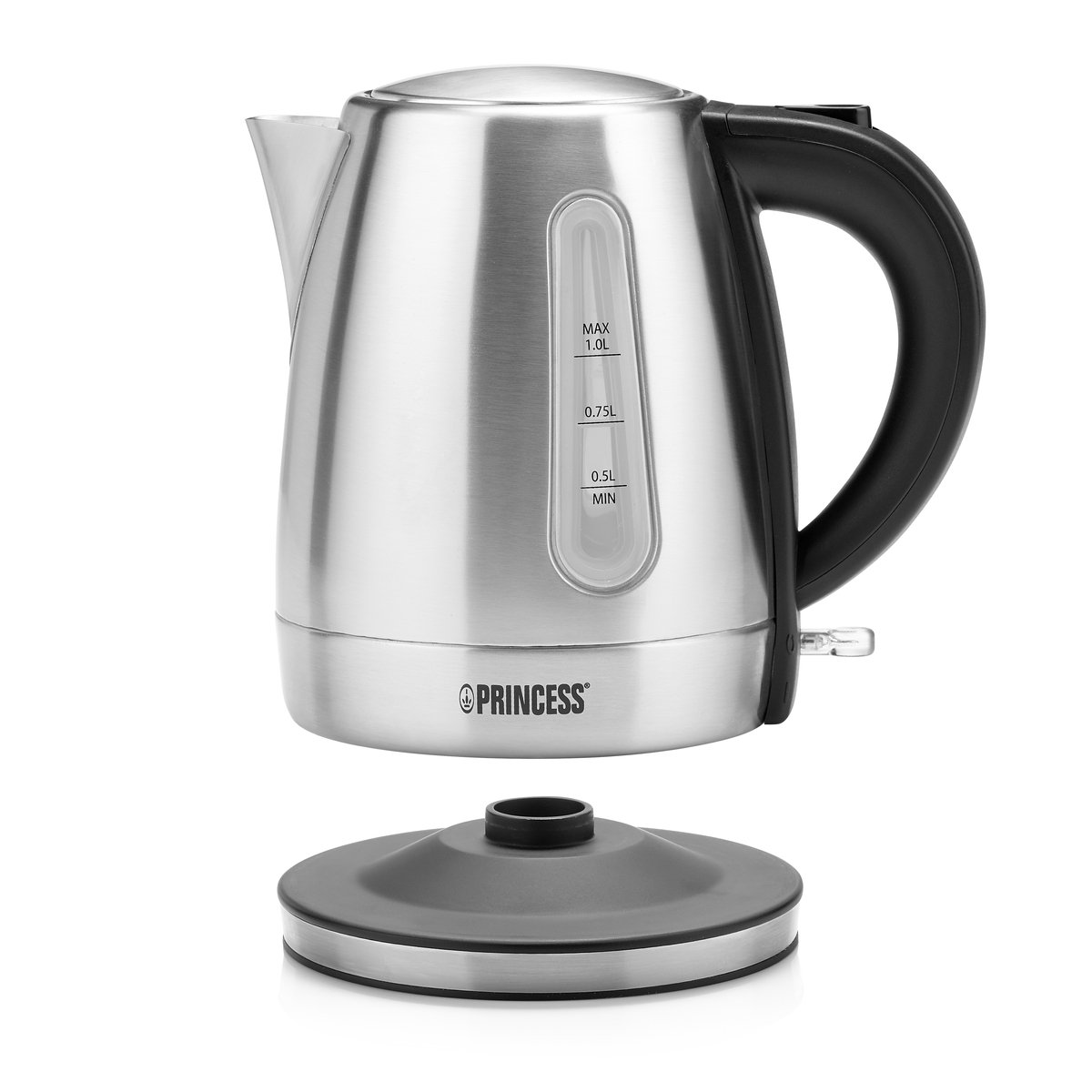 Princess Waterkoker 236023 – 1 Liter – 360° draaibaar - 2200W – Waterniveau indicator - Kalkfilter - RVS — afbeelding 5