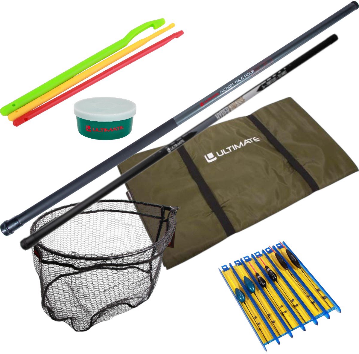 Ultimate Action Tele Pole Complete Vaste Hengel Set 5m | Vaste hengel