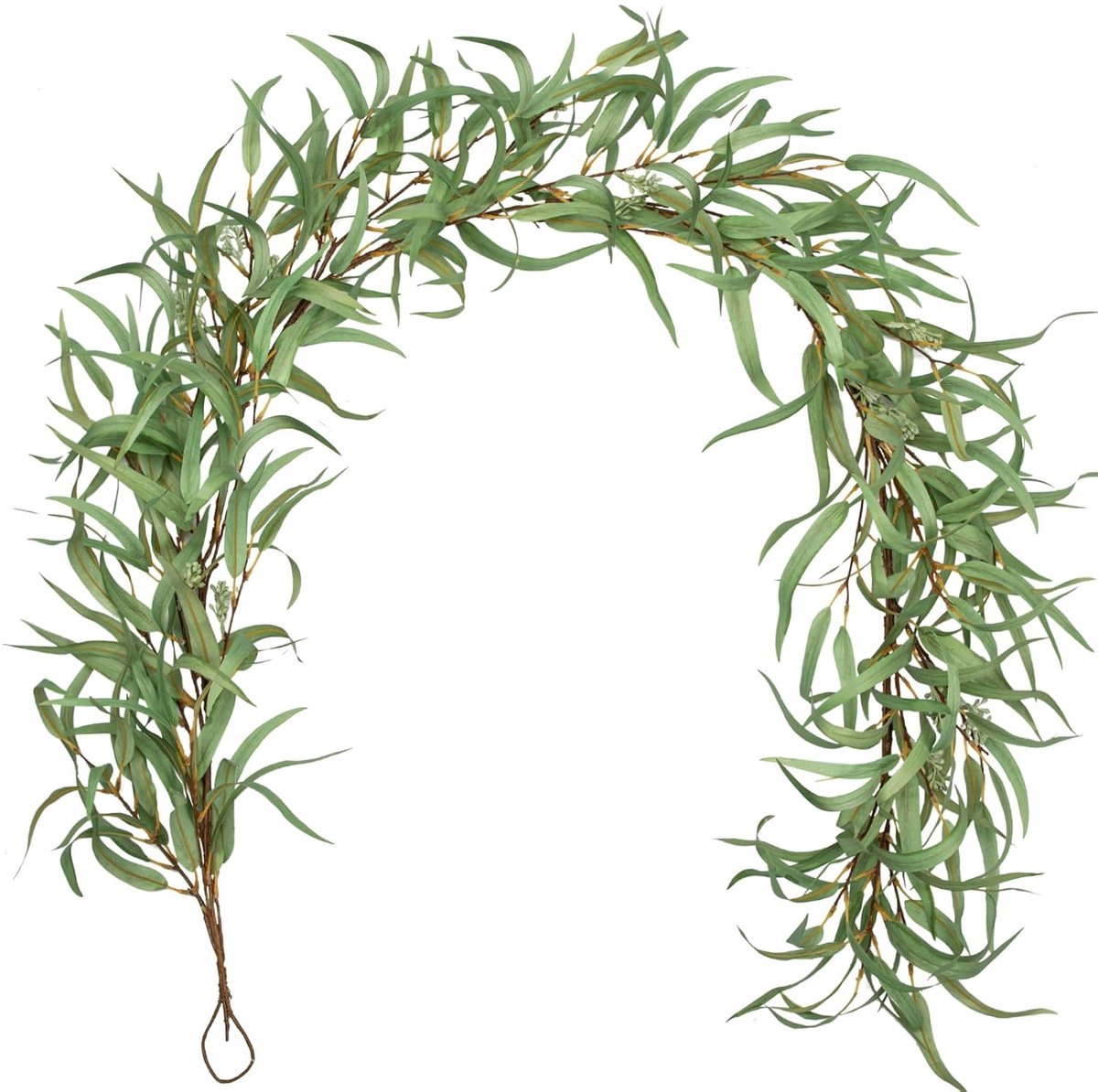 Eucalyptus kunstslinger - decoratieve kunstplant voor thuis - 180 cm