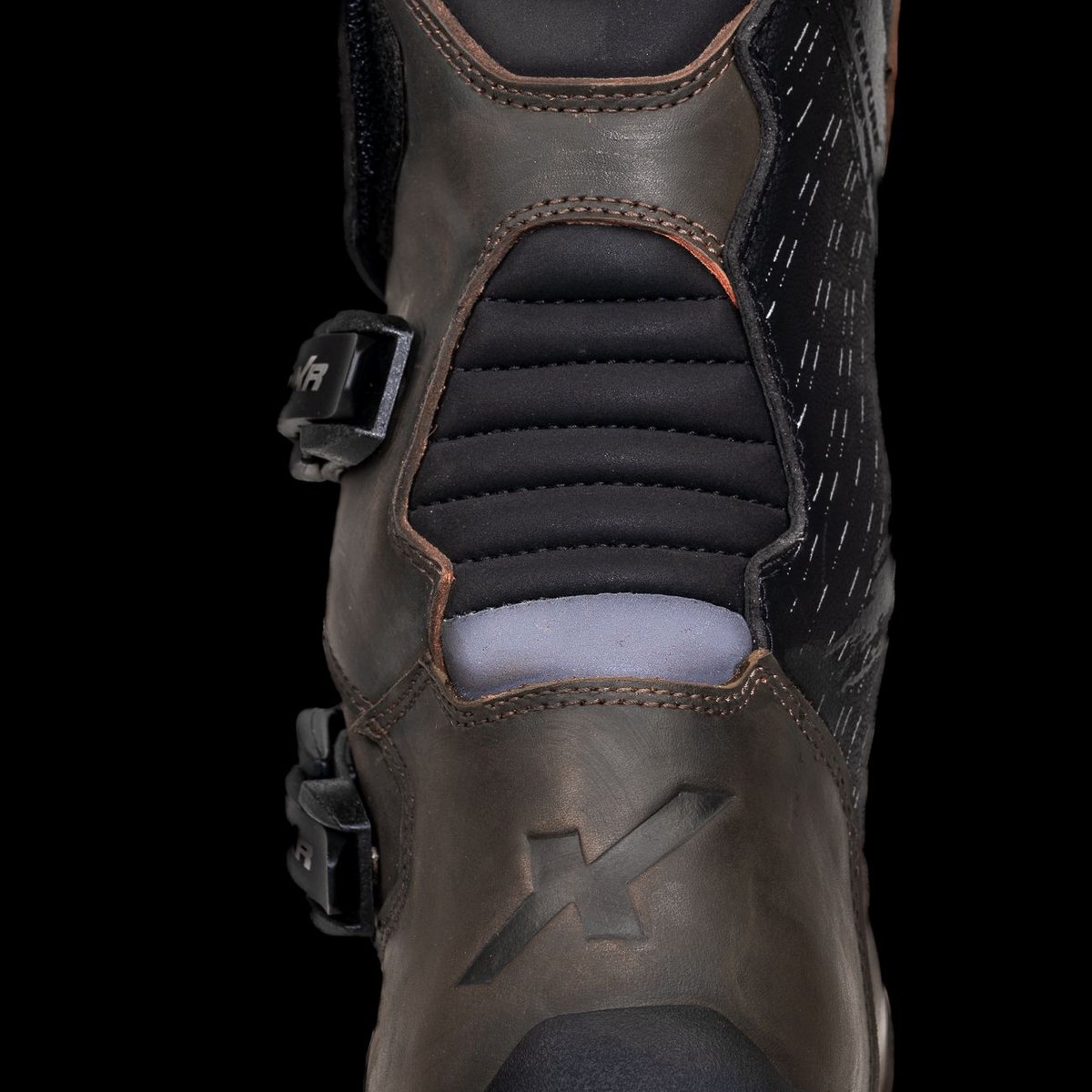 Bottes Moto KRUGER SHORT EVO Noires – Certification CE, Cuir Vachette, Protections Malléoles