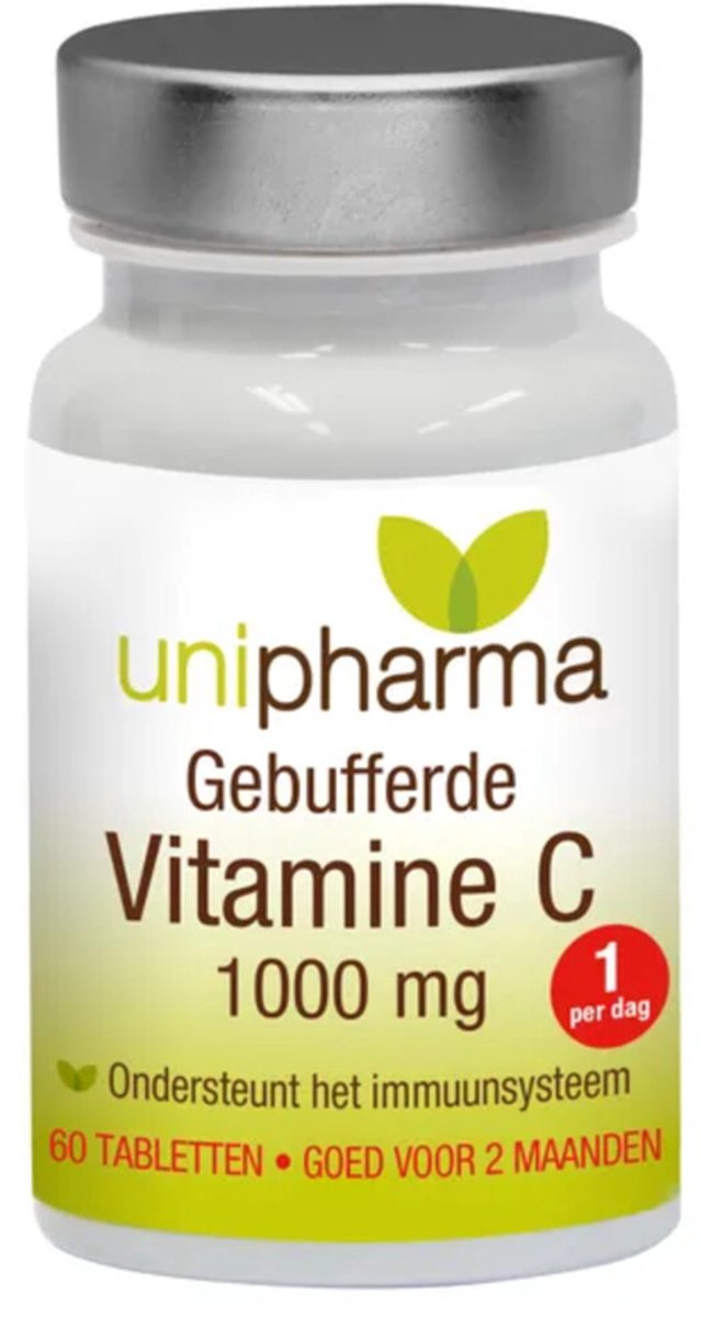 Unipharma Gebufferde Vitamine C 1000mg - 60 tabletten