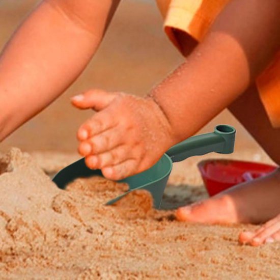 Schep-spade-tuinschep-twee tuinspades -2-delige tuinspade - tuinspade - tuinhandspade - draagbare tuinschep en tuinieren, planten, graafspade - groen - 23x5,5x10cm van Merkloos	 — afbeelding 5