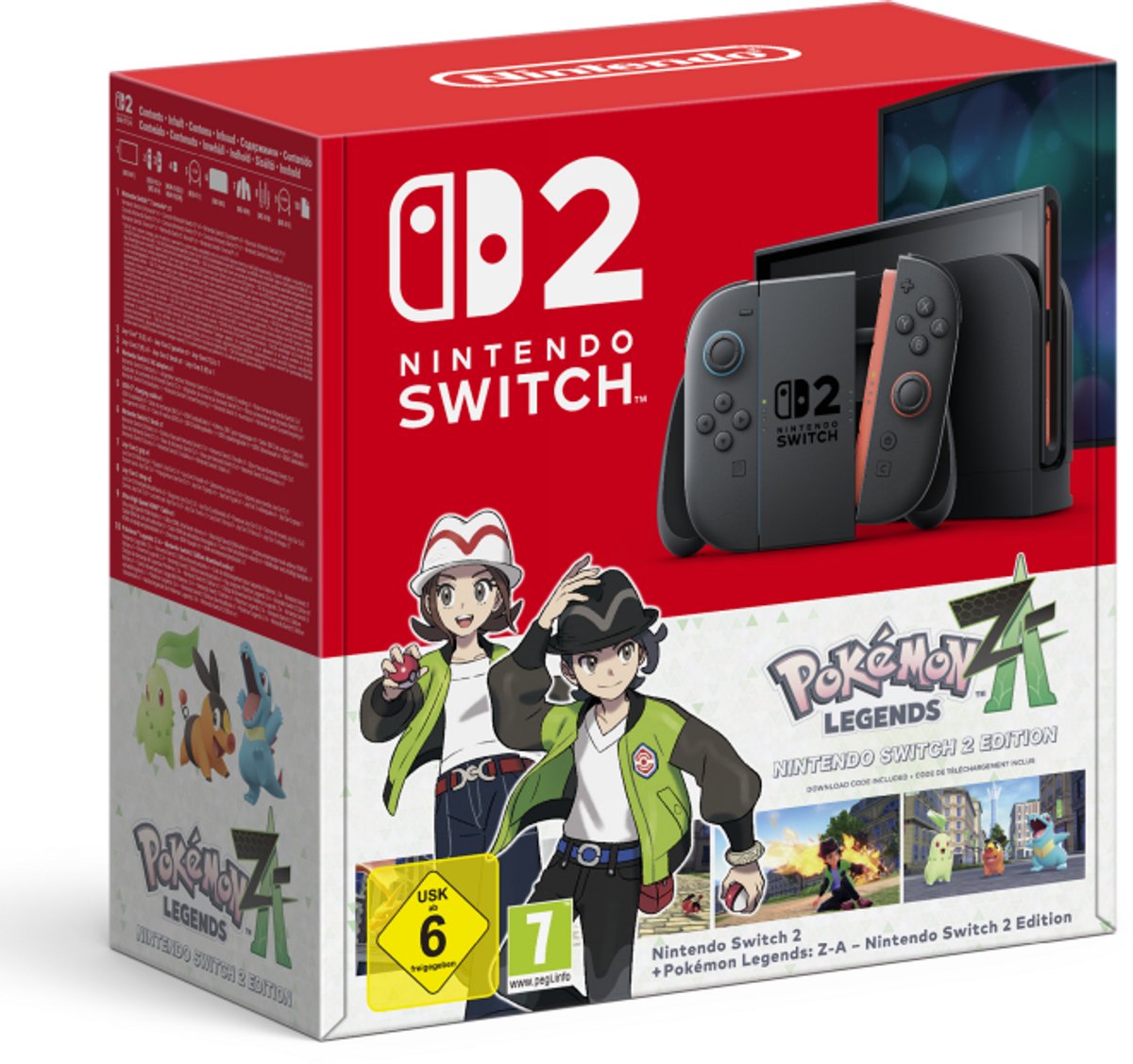 Nintendo Switch 2 + Pokémon Legends: Z-A - Switch 2 Edition Spelconsole