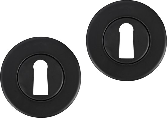 Rozet met sleutelgat ø55x10 mm oud grijs