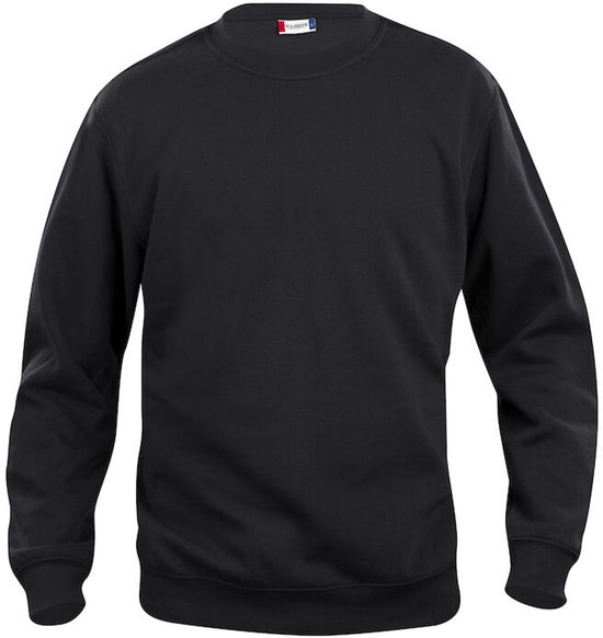 Clique Basic Roundneck 021030 - Zwart - M
