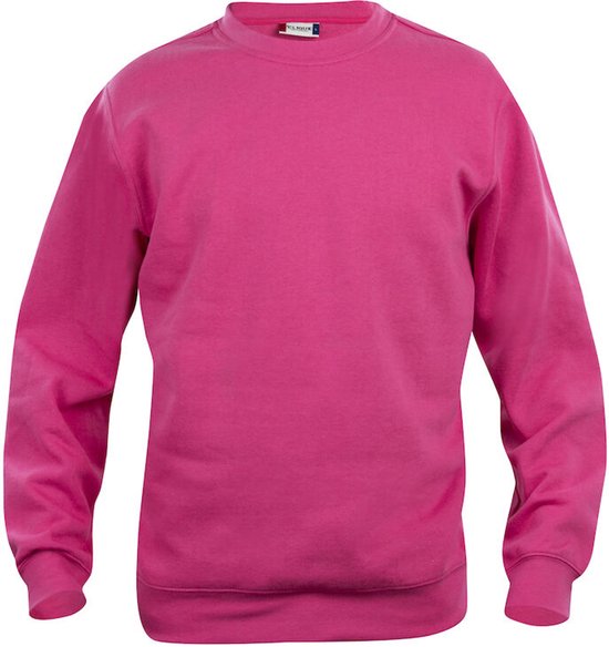 Clique Basic Roundneck 021030 - Helder kersen - L