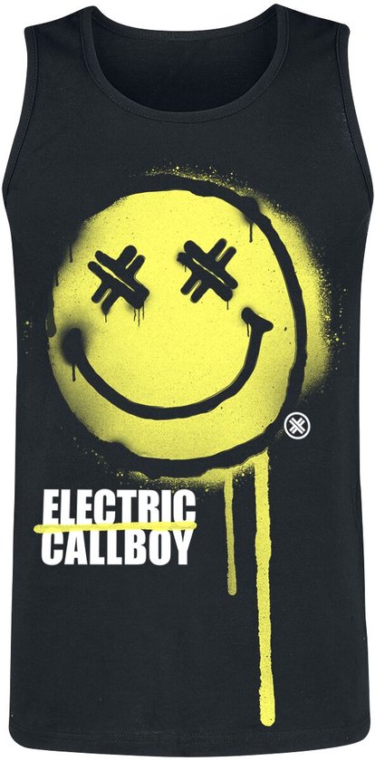 Débardeur homme Electric Callboy Spray Smile - Noir - M