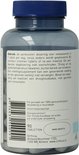 Achterkant van een Orthica C-1000 pot, 90 tabletten, met gebruiksaanwijzing, barcode en recyclebare verpakking.