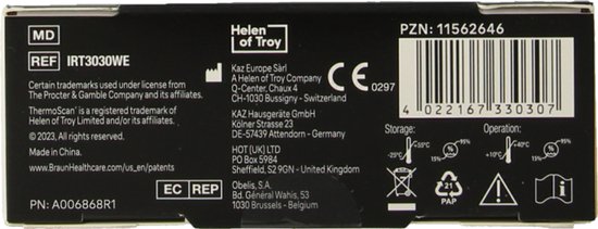 Braun IRT 3030 - Oorthermometer