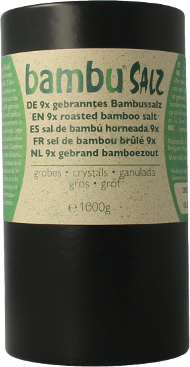 Bambu Salz Bamboezout grof 9x gebrand 1 Kilogram