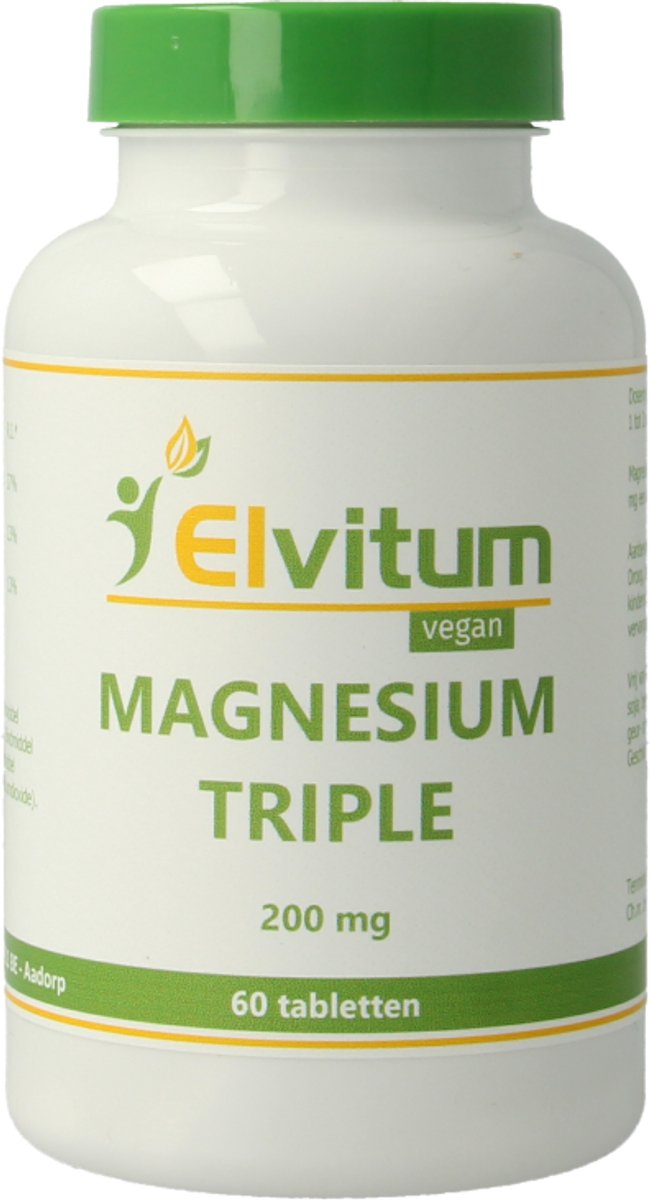 Elvitum Magnesium triple 200mg 60 Tabletten