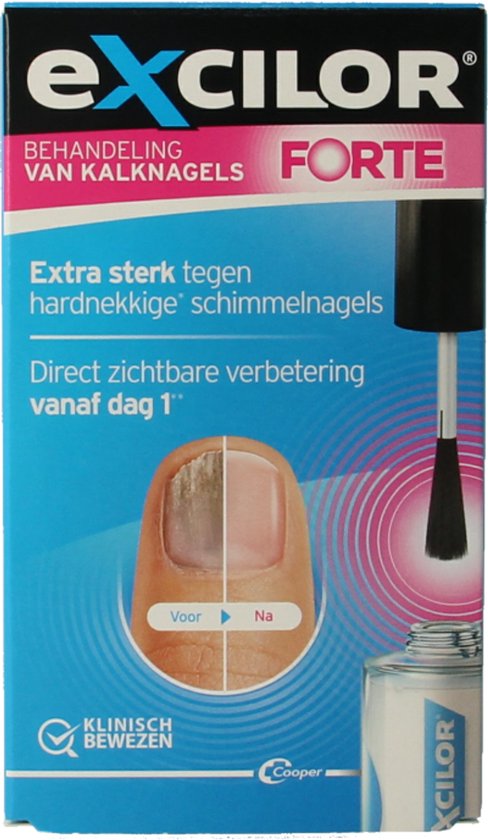 Excilor Kalknagel Behandeling Forte - Extra sterk bij hardnekkige schimmelnagels - Direct zichtbaar resultaat* - Klinisch bewezen - Voor mooie en gezonde nagels - 30 ml