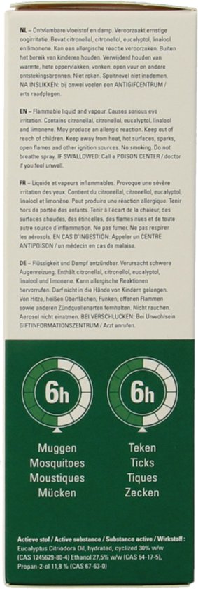 Care Plus Anti-Insect Natural Spray, 60 ML - muggenspray - natuurlijk