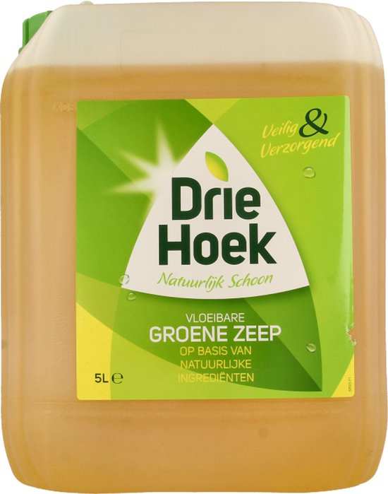 groene zeep vloeibaar of vast