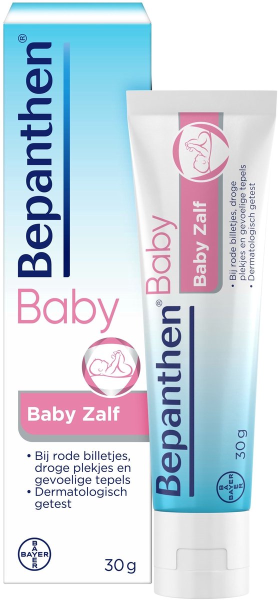 Goedkoopste ​Bepanthen Baby Zalf 30 gram | Beschermt en Verzorgt de Kwetsbare Babyhuid | Ondersteunt Natuurlijk Huidherstel | Vrij van Parfum en Conserveermiddelen ​