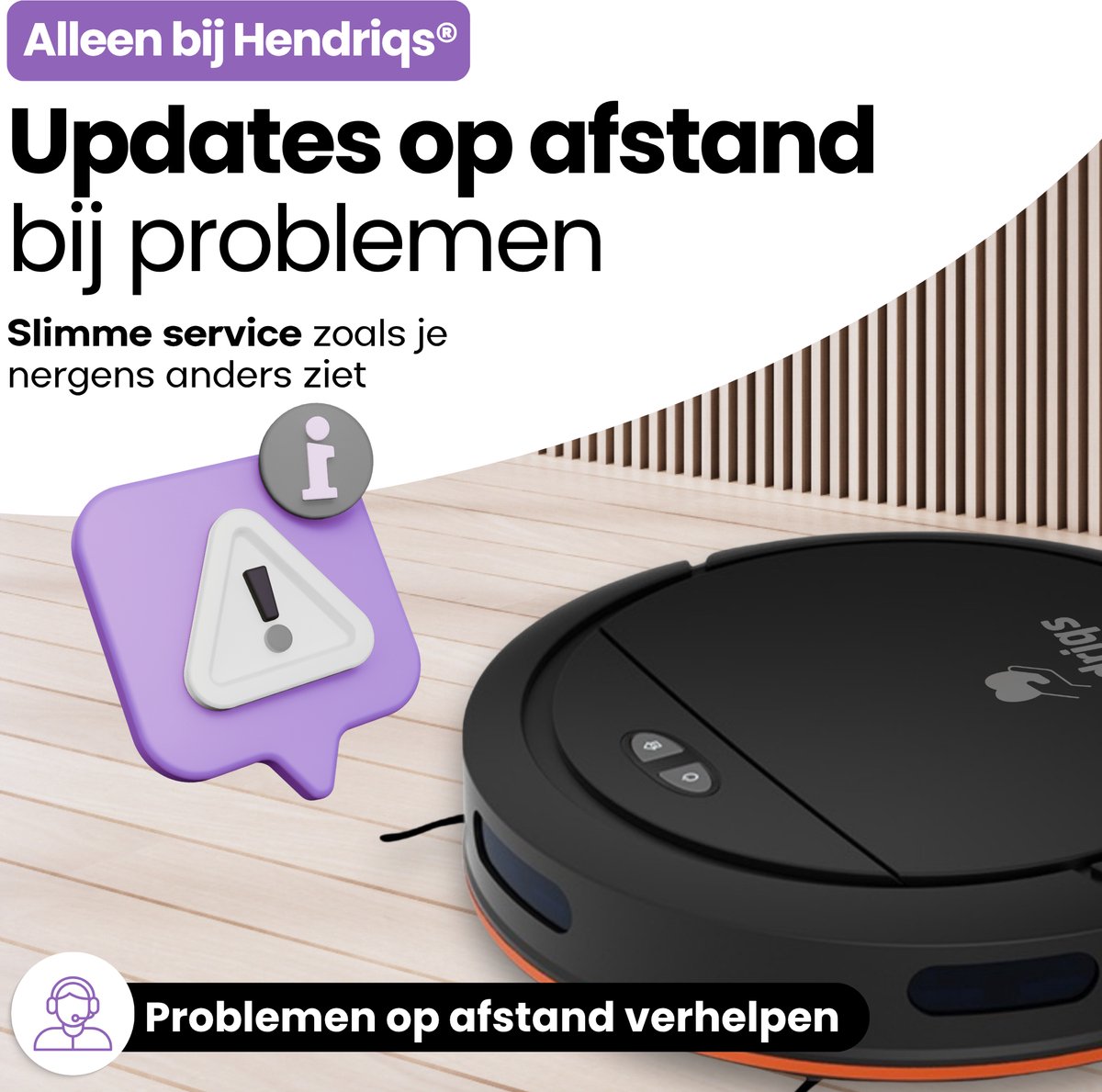 Hendriqs® Robotstofzuiger met Dweilfunctie en Laadstation - Geschikt voor Huisdieren - Tot 243 Minuten Accuduur & Krachtige Zuigkracht - Elektrische Stofzuiger Robot - Dweilrobot - Vacuum Cleaner — afbeelding 6