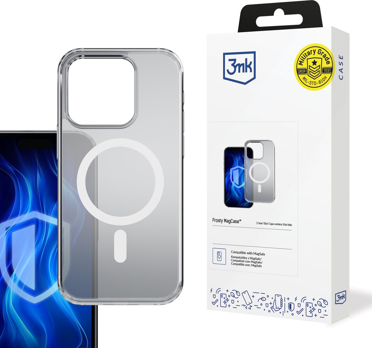 Apple iPhone 16 Pro Max - 3mk Frosty MagCase Wit