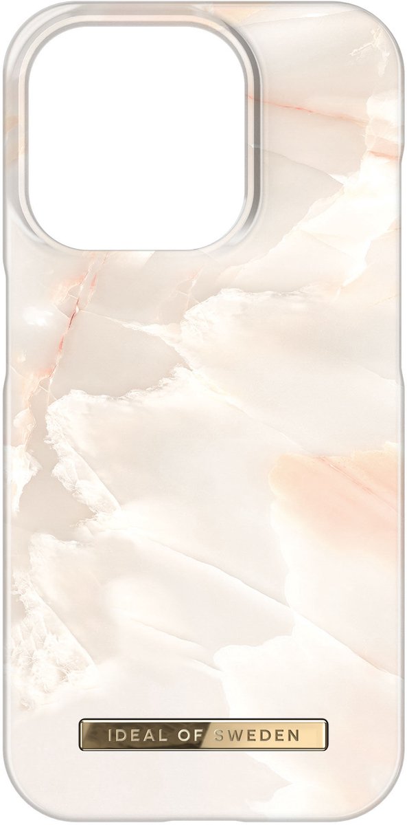 iDeal of Sweden Fashion Backcover MagSafe voor de Apple iPhone 15 Pro - Rose Pearl Marble