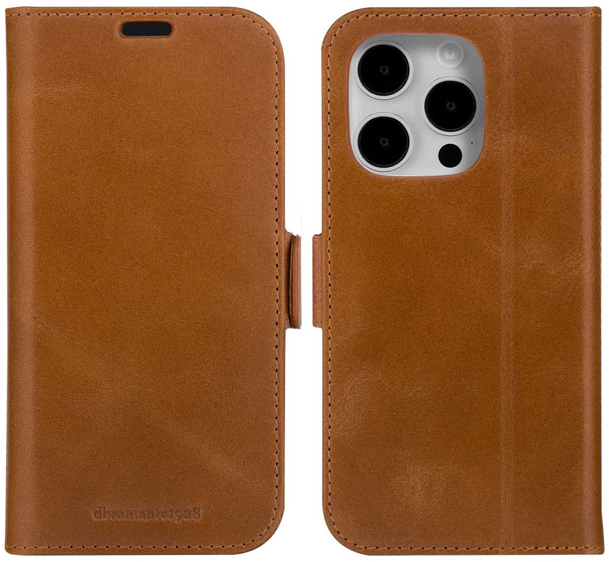Dbramante1928 - Copenhagen geschikt voor iPhone 15 Pro - bruin