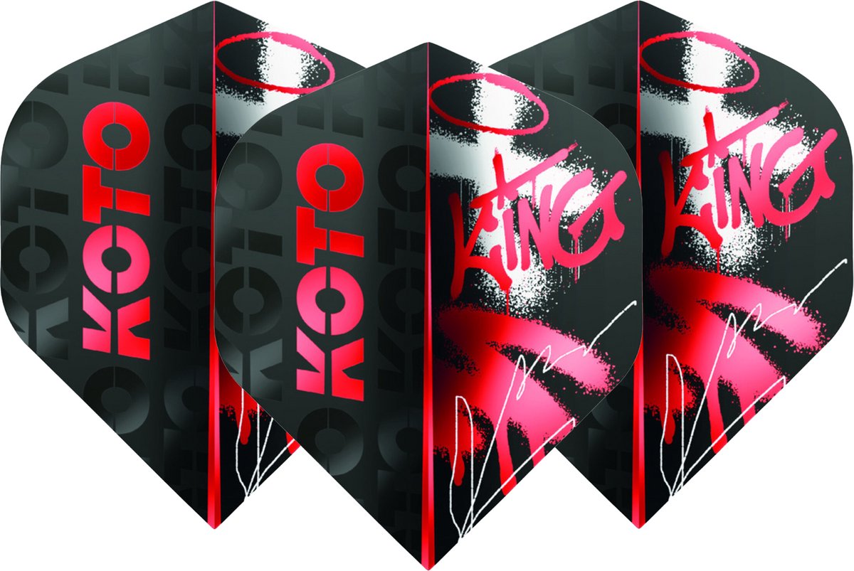 KOTO Rebel Red OG NO2 - Dart Flights