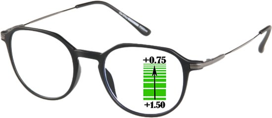 Lunettes de lecture Ofar Office Multifocal CF0004A- Zwart -+1,50