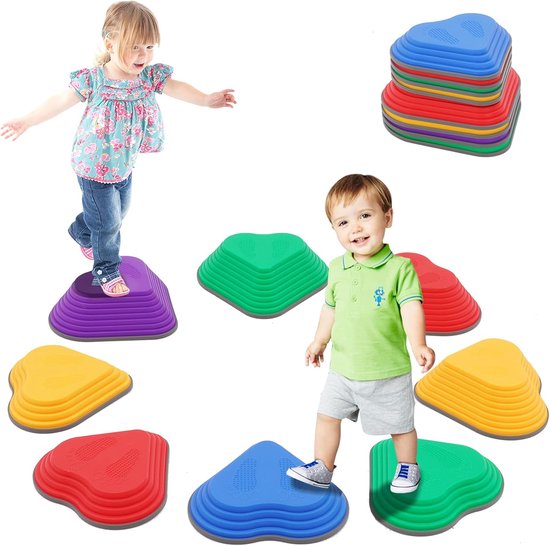 Buxibo Rivierstenen Balansstenen Set Montessori Stapstenen Buxibo Rivierstenen Balansstenen Set Montessori Stapstenen