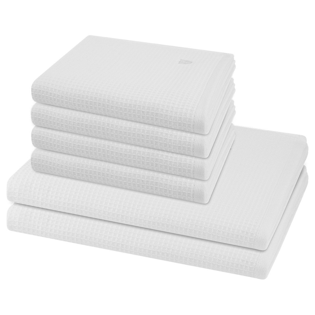 Ross Sonstiges 4 X handdoek 2 X douchehanddoek - in set 6 pack Pique
