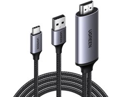 Ugreen Hdmi Naar Usb-C Adapter 4K 60Hz 5V 1A Voor Compatibele Tv's En Laptops
