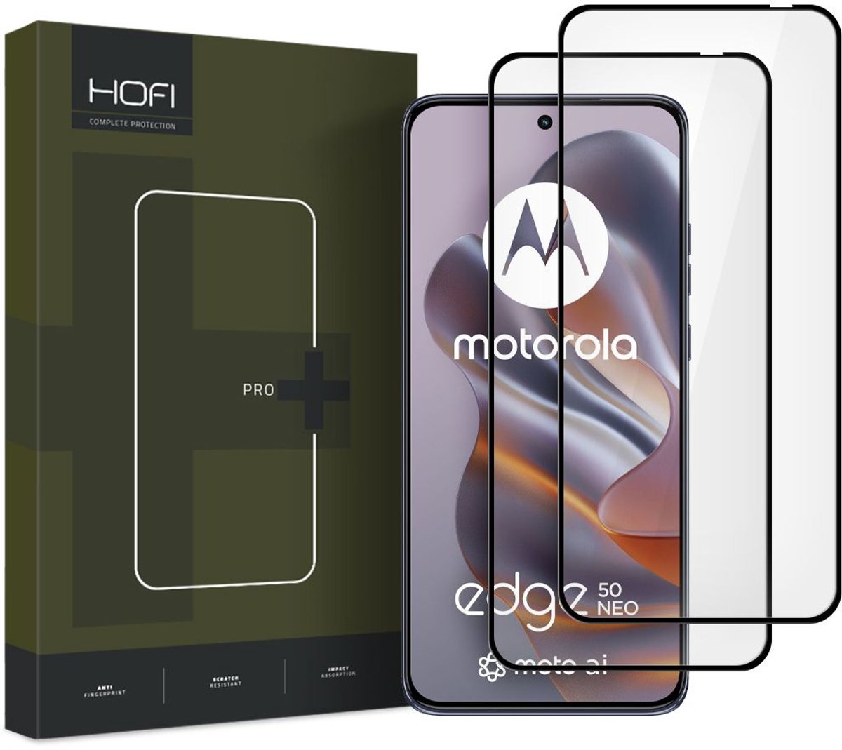 Gehard Glas Hofi Glass Pro+ 2-Pack Motorola Edge 50 Neo Zwart