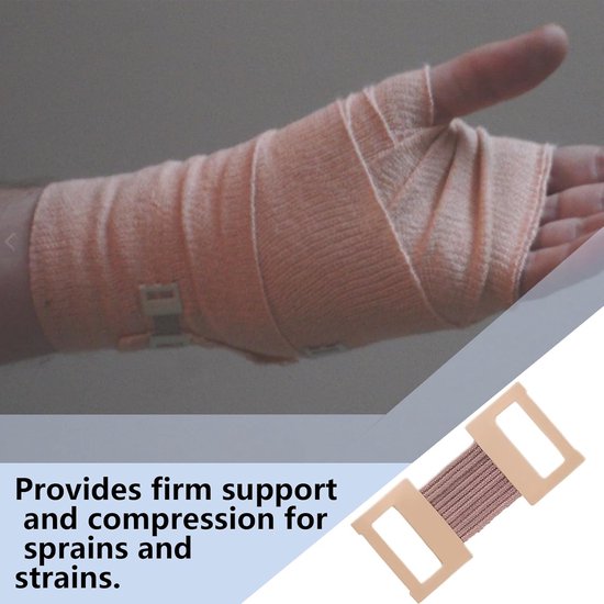 Verbandklemmen - 50 stuks - elastisch - stretchbandageclip - stretch - metalen klemmen - clips voor verschillende bandages - verbandmateriaal - medische benodigdheden - zorgproducten van Merkloos	 — afbeelding 3
