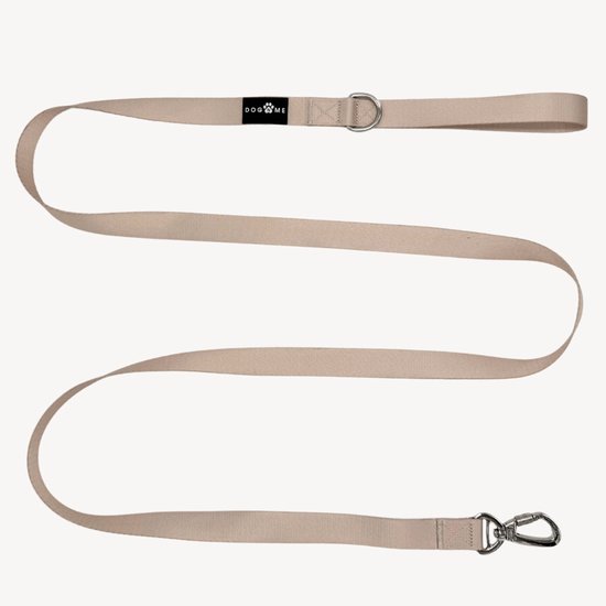 Solid - Sable / Beige - Laisse pour chien - S- 2 m / 2 mètres / 200 cm - Laisse pour chien